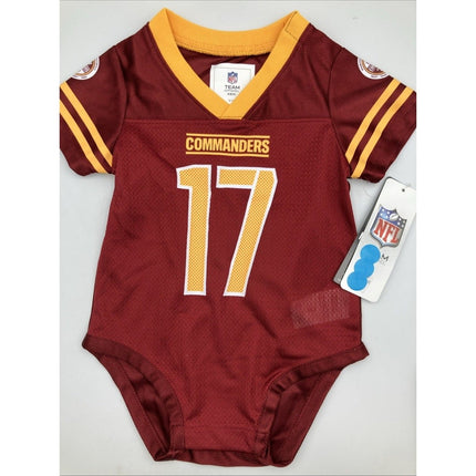 NFL Washington Commanders Baby One Piece Jersey 12 Months 17 McLaurin - NEW - Long Island Liquidation