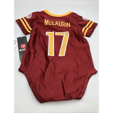 NFL Washington Commanders Baby One Piece Jersey 12 Months 17 McLaurin - NEW - Long Island Liquidation