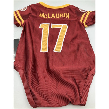 NFL Washington Commanders Baby One Piece Jersey 3/6 Months 17 McLaurin - NEW - Long Island Liquidation