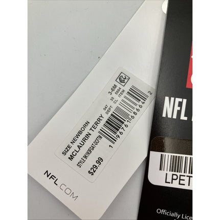 NFL Washington Commanders Baby One Piece Jersey 3/6 Months 17 McLaurin - NEW - Long Island Liquidation