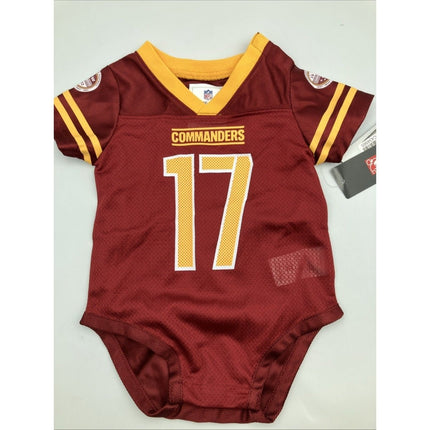 NFL Washington Commanders Baby One Piece Jersey 6/9 Months 17 McLaurin - NEW - Long Island Liquidation