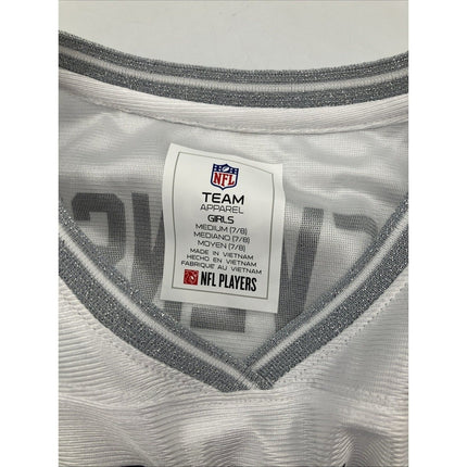 NFL Youth New England Patriots Jersey Shirt 38 Stevenson Girls Medium 7/8 NEW - Long Island Liquidation