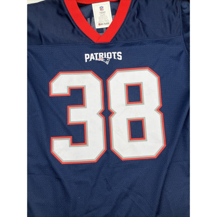 NFL Youth New England Patriots Jersey Shirt 38 Stevenson Large 12/14 - NEW - Long Island Liquidation