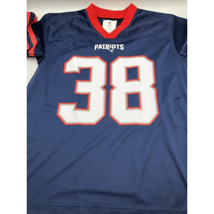 NFL Youth New England Patriots Jersey Shirt 38 Stevenson Large 12/14 - NEW - Long Island Liquidation