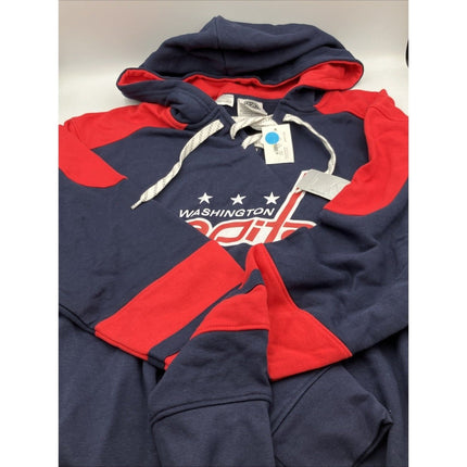 NHL Apparel Washington Capitals Lace - Up Hoodie Hooded Sweatshirt Mens S NEW - Long Island Liquidation