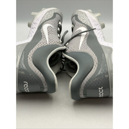Nike Alpha Huarache Elite 4 Low Wolf Grey White Baseball Cleats Mens Size 16 - Long Island Liquidation