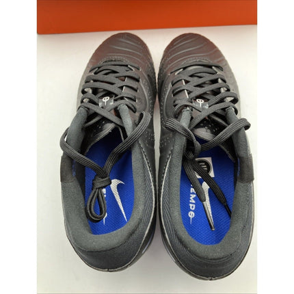 Nike DV4337 - 040 Legend 10 Academy FG/MG Soccer Cleats Black Chrome Blue US 4.5 - Long Island Liquidation