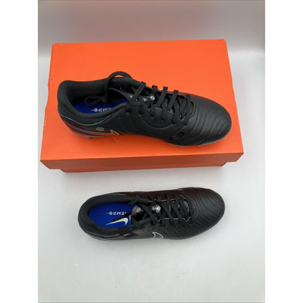 Nike DV4337 - 040 Legend 10 Academy FG/MG Soccer Cleats Black Chrome Blue US 4.5 - Long Island Liquidation