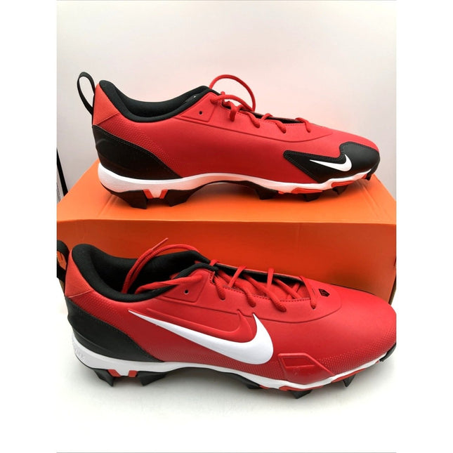 Nike FB9728 - 600 Force Trout 9 Keystone Baseball Cleat University Red White US 14 - Long Island Liquidation