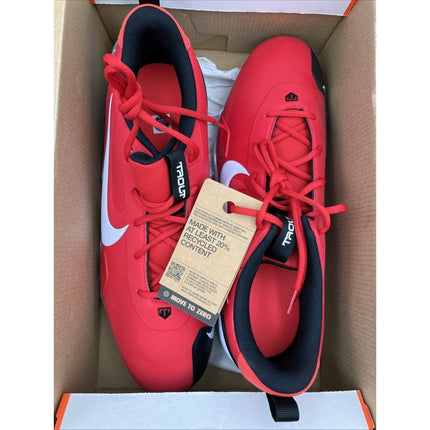 Nike FB9728 - 600 Force Trout 9 Keystone Baseball Cleat University Red White US 14 - Long Island Liquidation