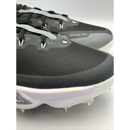 NIKE FORCE ZOOM TROUT 9 ELITE MEN'S Sz 12 BASEBALL BLACK CLEATS FB2906 - 001 - Long Island Liquidation