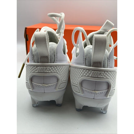 Nike Huarache 9 Elite Mid LAX - FD0088 100 - White / Gold - Mens 7 - Long Island Liquidation