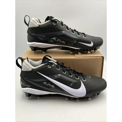 Nike Men's Alpha Menace 4 Varsity Football Cleat - Size: 11 - FN0027 001 - Black - Long Island Liquidation