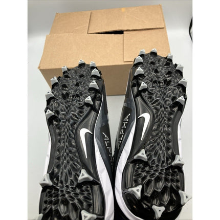 Nike Men's Alpha Menace 4 Varsity Football Cleat - Size: 11 - FN0027 001 - Black - Long Island Liquidation