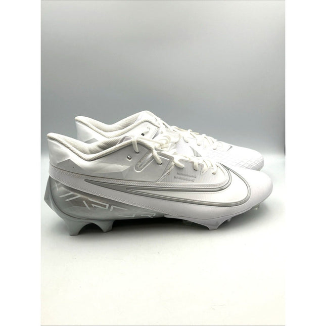 Nike Vapor Edge Elite 360 2 Silver White Football Cleats, Size 16 DA5457 - 101 - Long Island Liquidation