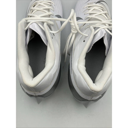 Nike Vapor Edge Elite 360 2 Silver White Football Cleats, Size 16 DA5457 - 101 - Long Island Liquidation