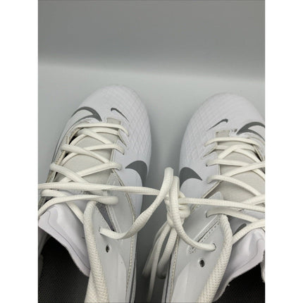 Nike Vapor Edge Elite 360 2 Silver White Football Cleats, Size 16 DA5457 - 101 - Long Island Liquidation