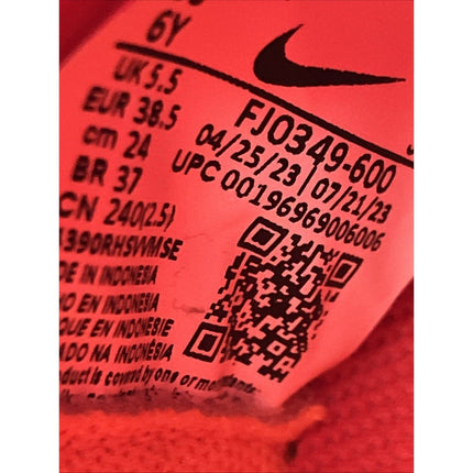 Nike Zoom Mercurial Superfly 9 MDS Academy Jr (Red/Orange) Kids Cleats 6Y - Long Island Liquidation