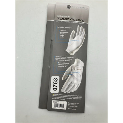 NWT Maxfli Tour Full Cabretta Leather Glove, Men’s Left, Right Hand Swing L - Long Island Liquidation