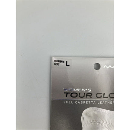 NWT Maxfli Tour Full Cabretta Leather Glove, Women’s Left, Right Hand Swing L - Long Island Liquidation