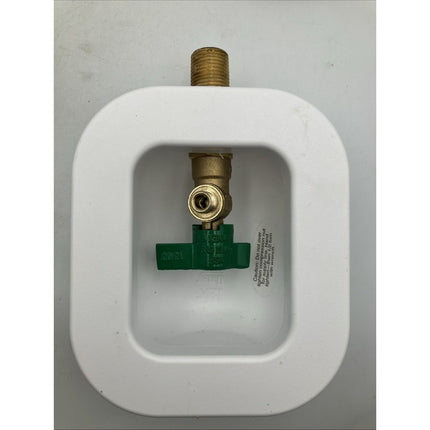 Oatey I2K 1/4 Turn Low Lead Ice Maker Outlet Box - Long Island Liquidation