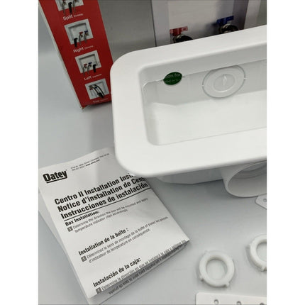 Oatey Quadtro Washing Machine Outlet Box 1/4" Turn x 2" Hub 38528 - Long Island Liquidation