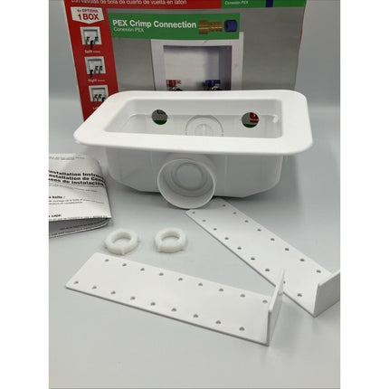 Oatey Quadtro Washing Machine Outlet Box 1/4" Turn x 2" Hub 38528 - Long Island Liquidation