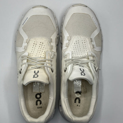 ON Women's Cloud 5 Off White Ivory Running Sneakers Shoes Size 6.5 W US - Long Island Liquidation