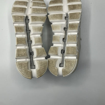 ON Women's Cloud 5 Off White Ivory Running Sneakers Shoes Size 6.5 W US - Long Island Liquidation
