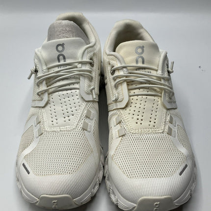 ON Women's Cloud 5 Off White Ivory Running Sneakers Shoes Size 6.5 W US - Long Island Liquidation