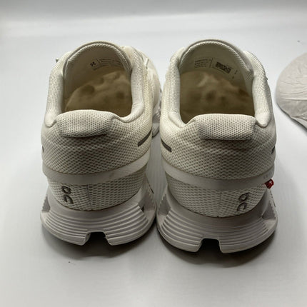 ON Women's Cloud 5 Off White Ivory Running Sneakers Shoes Size 6.5 W US - Long Island Liquidation