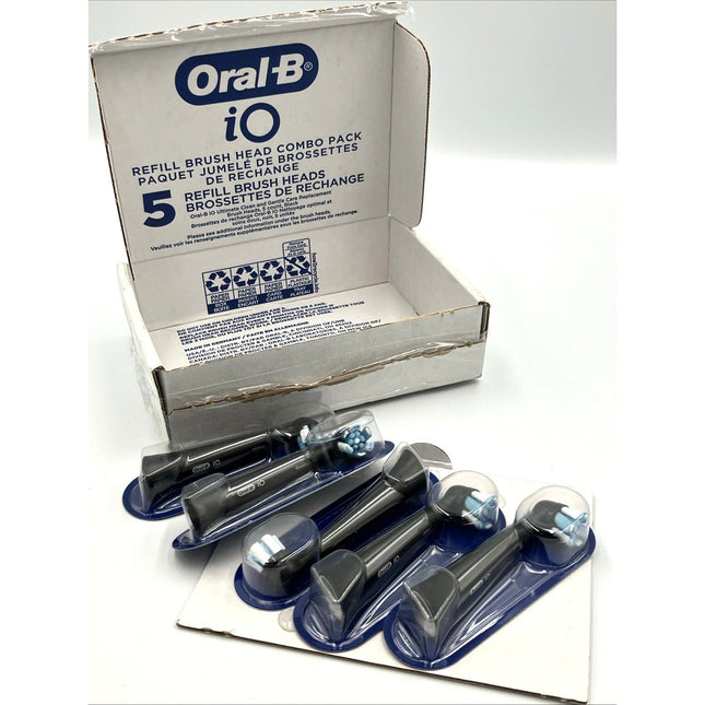 Oral - B iO Ultimate Clean Replacement Brush Heads Electric Toothbrush New 5 heads - Long Island Liquidation