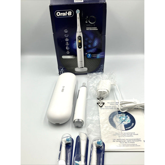 Oral - B IO9M94A11AWT iO Series 9 Rechargeable Electric Toothbrush - White - Long Island Liquidation