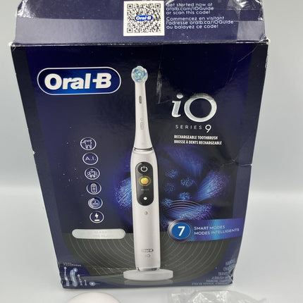 Oral - B IO9M94A11AWT iO Series 9 Rechargeable Electric Toothbrush - White - Long Island Liquidation
