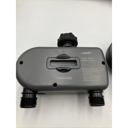 Orbit 1 Dial 2 Outlet Hose Faucet Timer Programmable 56544 open box PAIR - Long Island Liquidation