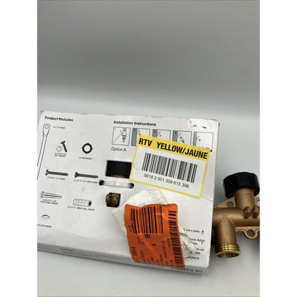 Orbit 4 - Outlet Hose Faucet Manifold Leak Proof Brass 442564 pair - Long Island Liquidation