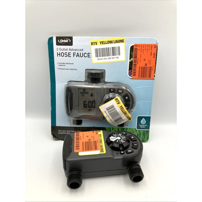 Orbit 56544 2 - Outlet Hose Faucet Timer pair - Long Island Liquidation