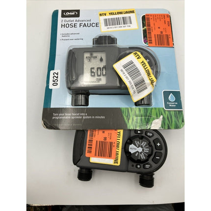 Orbit 56544 2 - Outlet Hose Faucet Timer pair - Long Island Liquidation