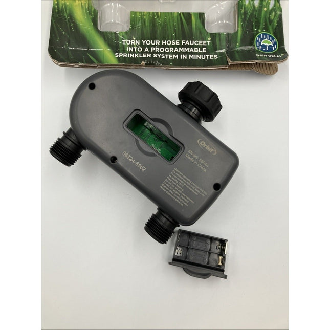 Orbit Advanced Hose Faucet Timer Programmable 2 - Outlet 56544 - Untested - Long Island Liquidation