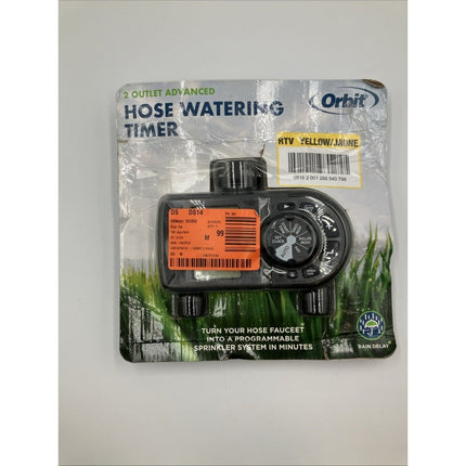 Orbit Advanced Hose Faucet Timer Programmable 2 - Outlet 56544 - Untested - Long Island Liquidation