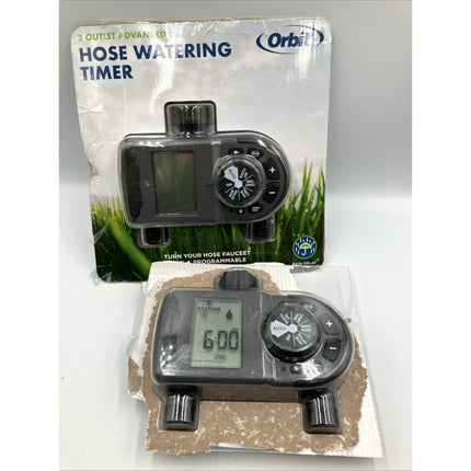Orbit Irrigation Systems 2 Outlet Hose Faucet Timer (56544) PAIR - Long Island Liquidation