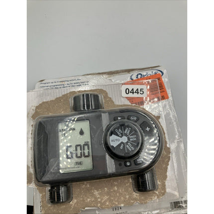 Orbit Irrigation Systems 2 Outlet Hose Faucet Timer (56544) PAIR - Long Island Liquidation