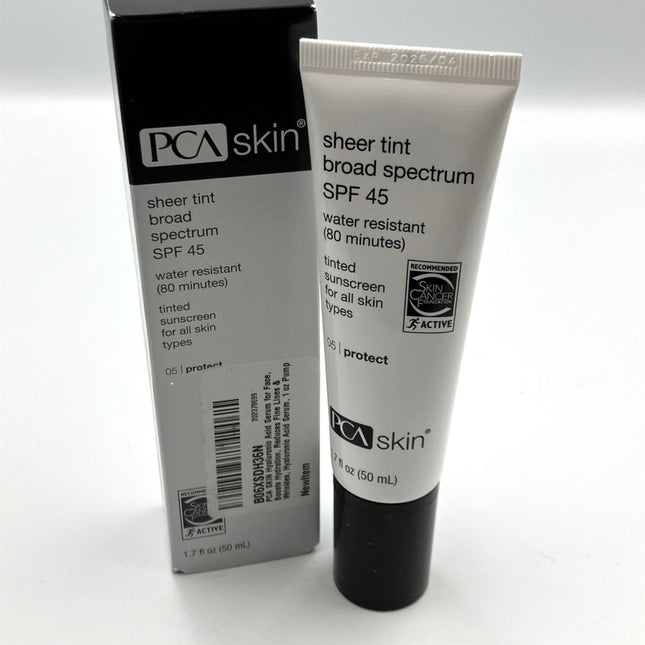 PCA Skin Sheer Tint Broad Spectrum SPF 45 1.7 oz. Facial Moisturizer - Long Island Liquidation