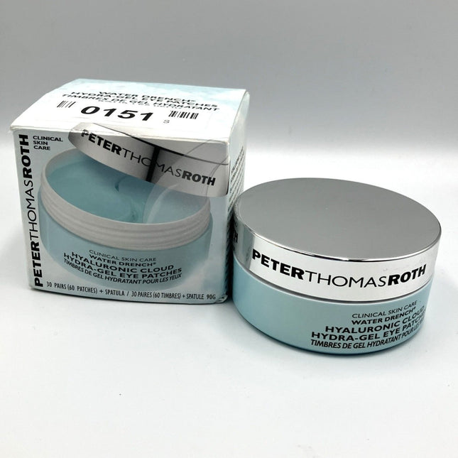 Peter Thomas Roth Water Drench Eye Patches 30 Pairs Hyaluronic Gel NIB - Long Island Liquidation