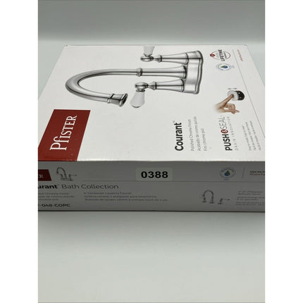 Pfister Courant 4 in. Centerset 2 - Handle Bathroom Faucet in Polished Chrome - Long Island Liquidation
