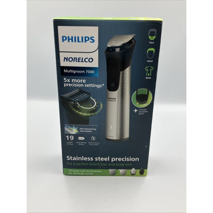 Philips Norelco Multigroom Series 7000 MG7910/49 - Men's Grooming Kit, No Oil - Long Island Liquidation