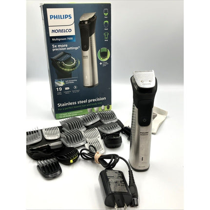 Philips Norelco Multigroom Series 7000 MG7910/49 - Men's Grooming Kit, No Oil - Long Island Liquidation