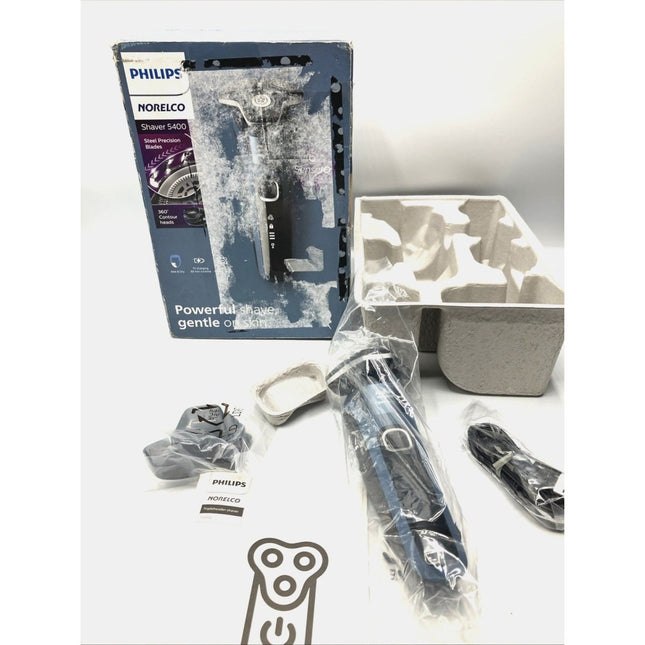 Philips Norelco Shaver 5400/Rechargeable Wet&Dry Shaver w Pop - Up Trimmer - Long Island Liquidation
