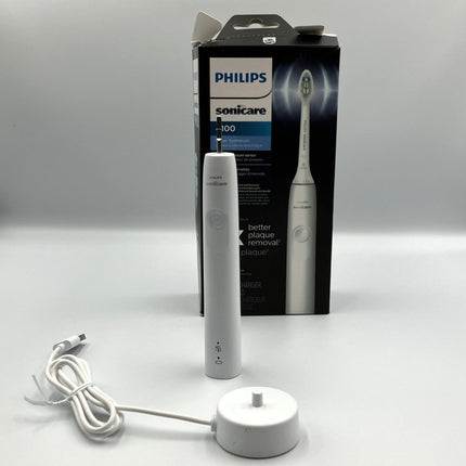 Philips Sonicare 4100 Power Toothbrush, Rechargeable Electric Toothbrush - White - Long Island Liquidation