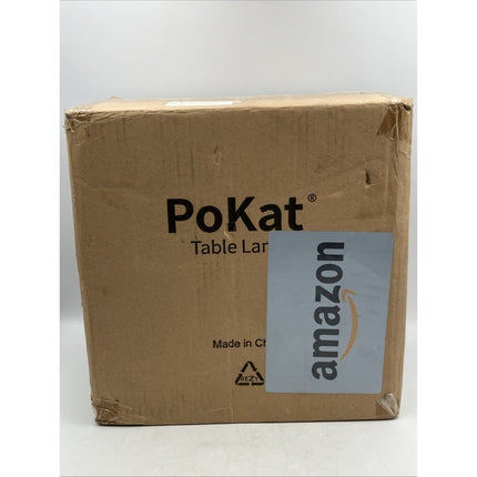 PoKat 20.25" Rustic Single Table Lamp For Bedroom Living Room Vintage Retro... - Long Island Liquidation